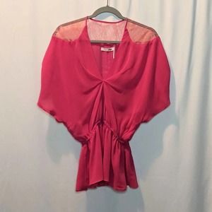Fate Dolman Sleeve Top with Front Pleat